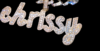 CUSTOMIZED Diamond Font (Tennis Chain)