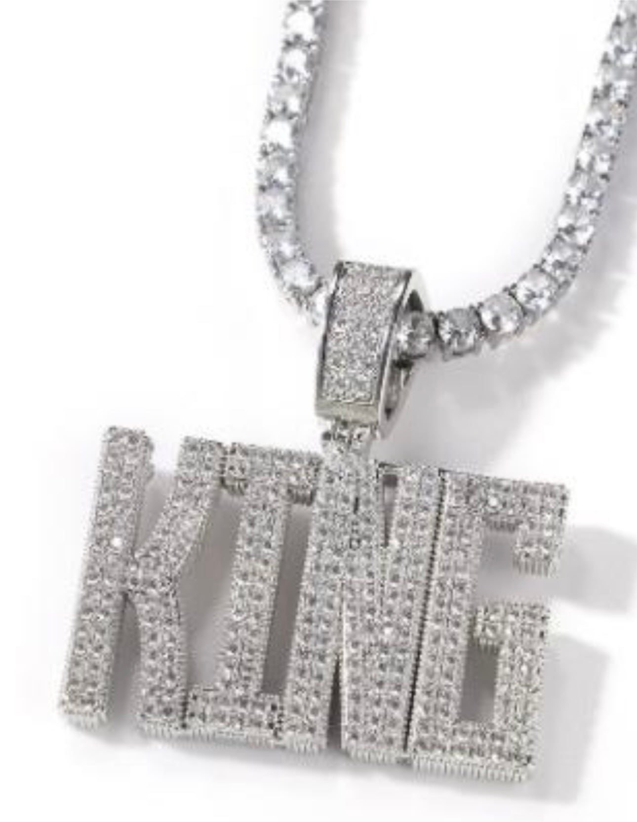 CUSTOMIZED Simple Bling Name Chain ( Tennis Chain)