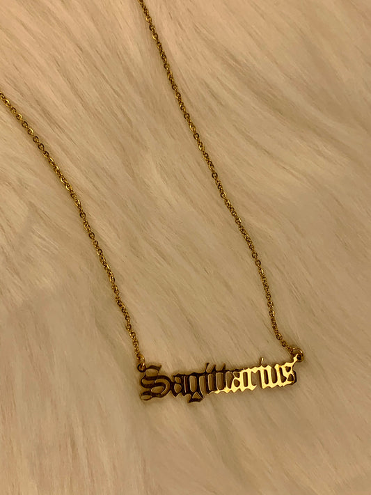 Sagittarius Zodiac Necklace